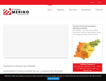 Tablet Screenshot of fontaneriamerino.com